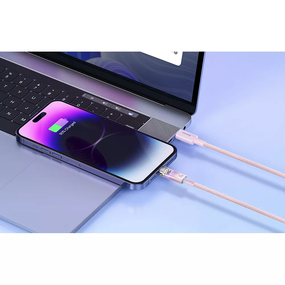 Кабел BASEUS 20W, Type-C - Lightning, Explorer S (CATS010304), 2 метра