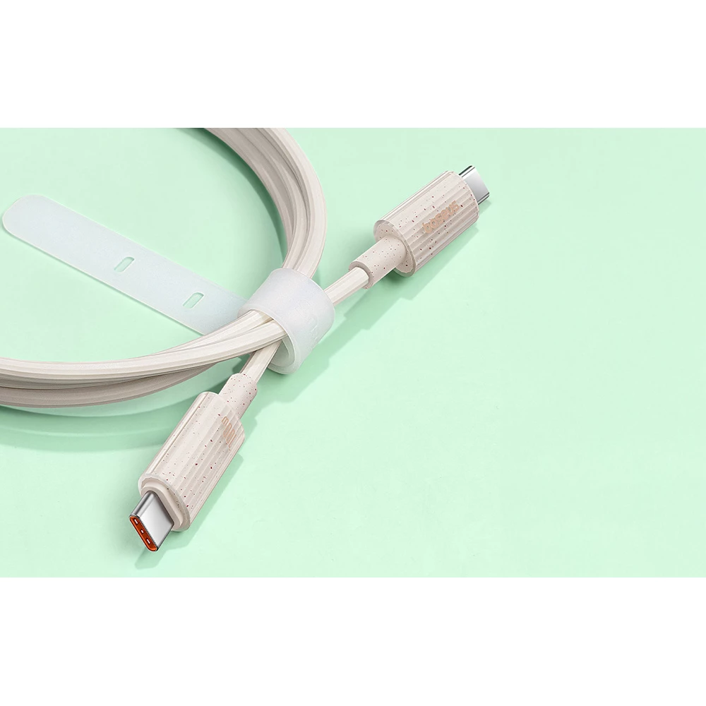 Кабел BASEUS 100W, Type-C - Type-C, Habitat S (P10360202421-01), 2 метра