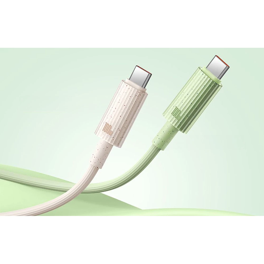 Кабел BASEUS 100W, Type-C - Type-C, Habitat S (P10360202631-01), 2 метра