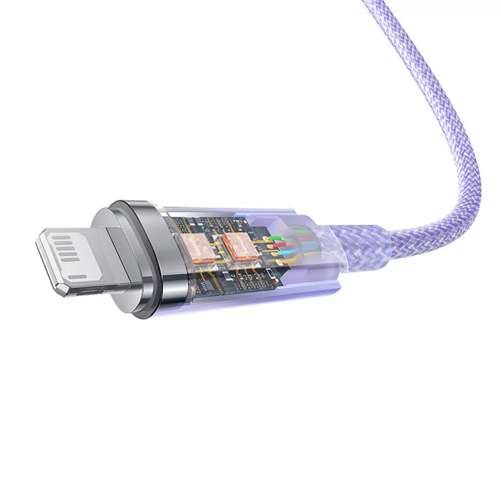 Кабел BASEUS 2.4A, USB-A - Lightning, Explorer S (CATS010105), 2 метра