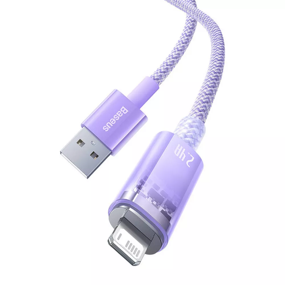 Кабел BASEUS 2.4A, USB-A - Lightning, Explorer S (CATS010105), 2 метра
