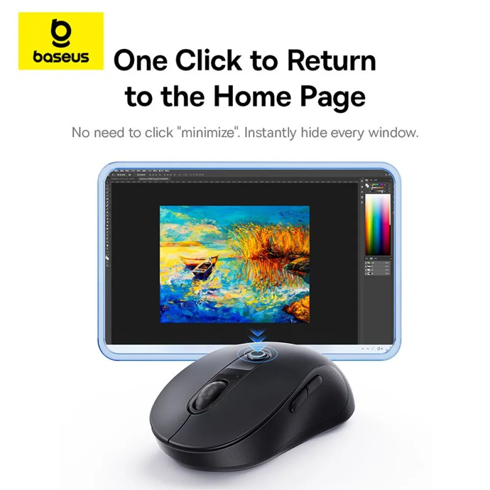 Безжична мишка BASEUS F02 Ergonomic Wireless (B0203203)