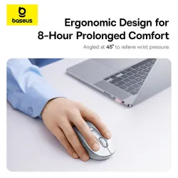 Безжична мишка BASEUS F02 Ergonomic Wireless + USB reciever (B0203302)