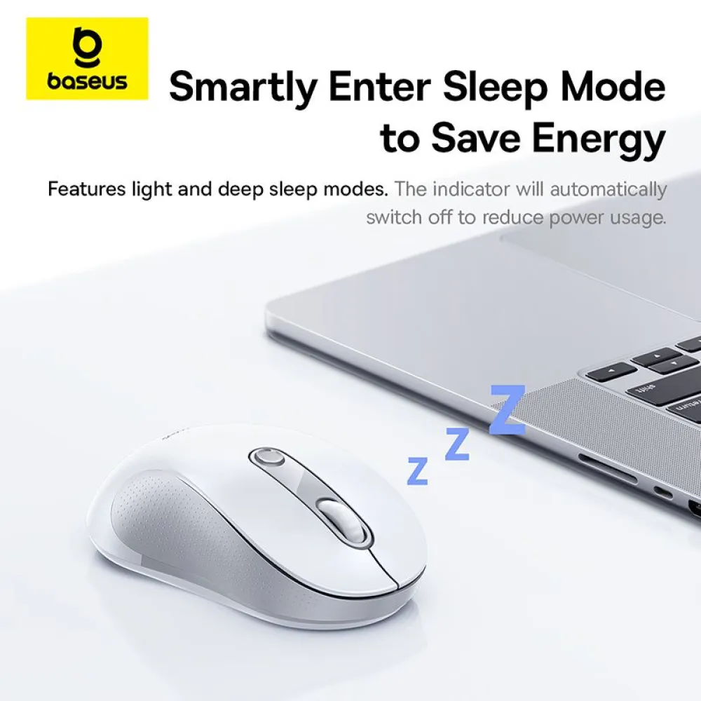 Безжична мишка BASEUS F02 Ergonomic Wireless + USB reciever (B0203302)