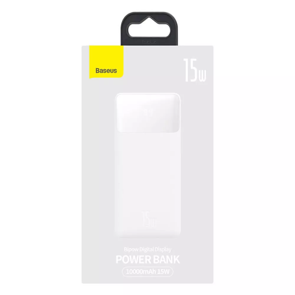 Външна батерия BASEUS - 10 000 mAh, 15W, Bipow (PPBD050002)