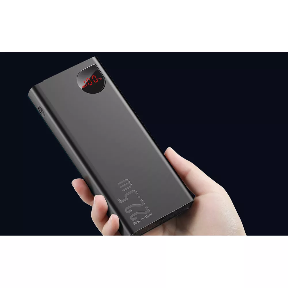  Външна батерия BASEUS - 20 000 mAh, 22.5W, Adaman Metal (PPAD070101)