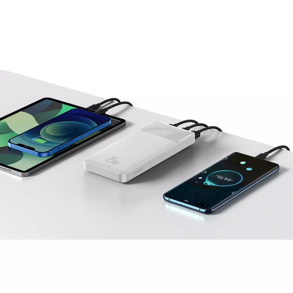 Външна батерия BASEUS - 10 000 mAh, 15W, Bipow (PPBD050002)