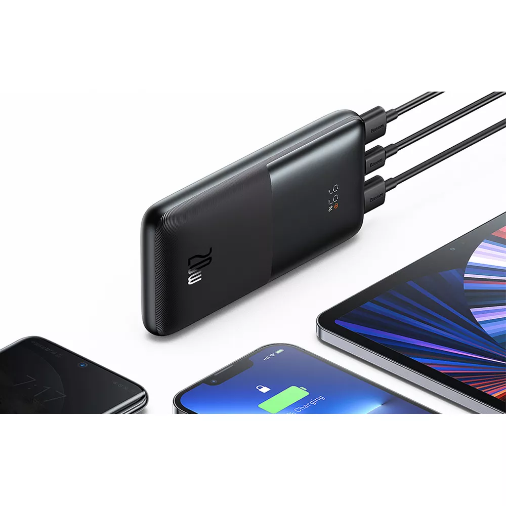 Външна батерия BASEUS - 10 000 mAh, 20W, Bipow Pro (PPBD040201)