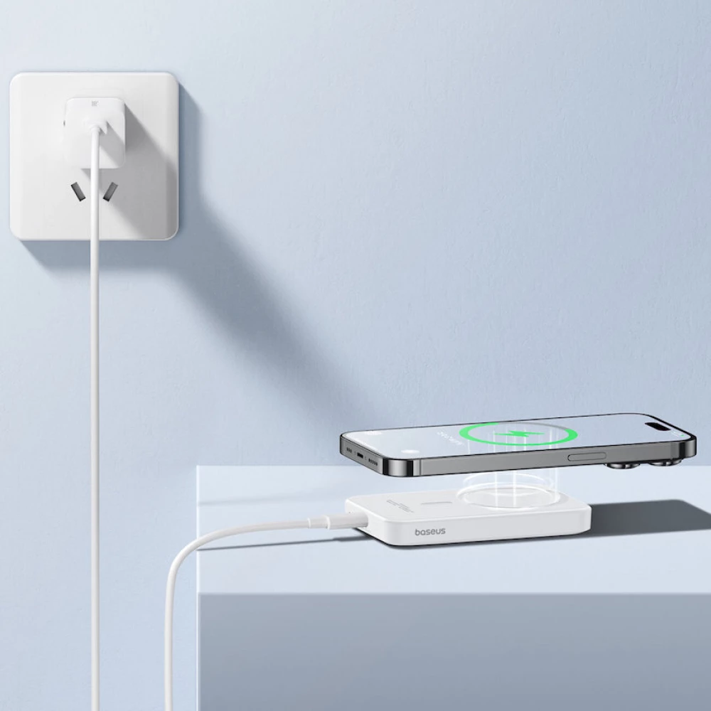 Безжична външна батерия BASEUS Mini Magnetic - 5 000 mAh, 20W - (P10022107223-00)
