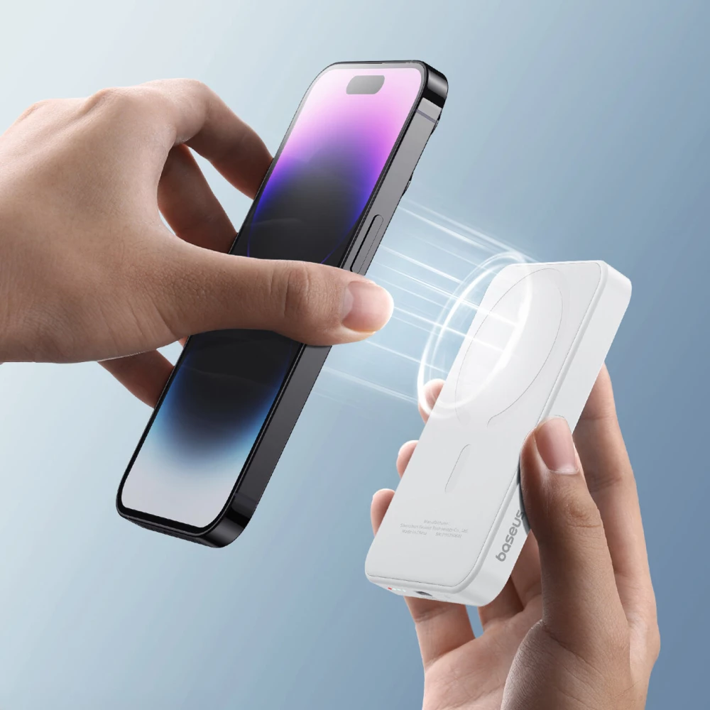 Безжична външна батерия BASEUS Mini Magnetic - 5 000 mAh, 20W - (P10022107223-00)
