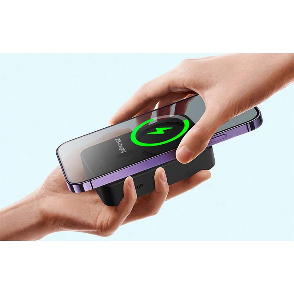 Безжична външна батерия BASEUS Magnetic Mini Wireless - 20 000 mAh, 20W - (PPCX150001)