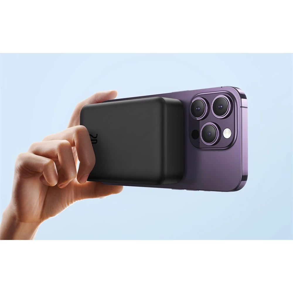 Безжична външна батерия BASEUS Magnetic Mini Wireless - 20 000 mAh, 20W - (PPCX150001)