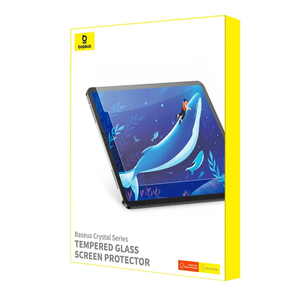 Стъклен протектор BASEUS за iPad Air (2024/2025) 11inch Clear - Crystal Blue Light Blocking (P40012000201-02)