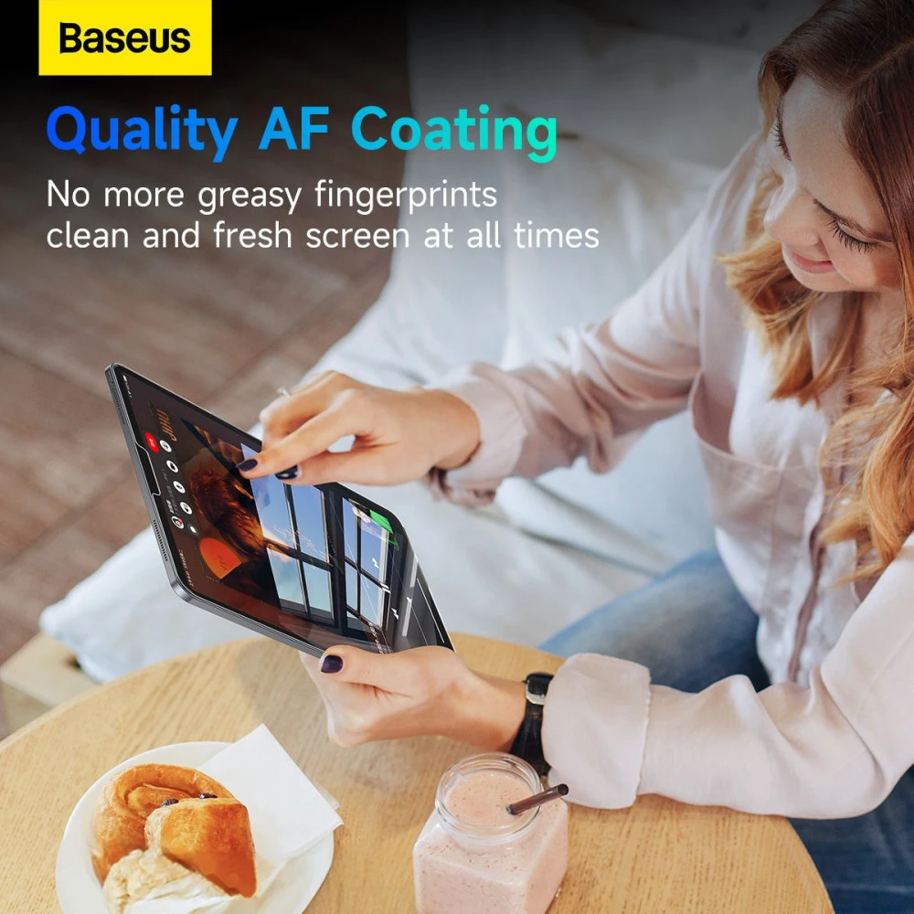 Стъклен протектор BASEUS за iPad Pro 11-inch (2018/2020/2021/2022) / iPad Air4 / Air5 10.9 inch Clear - Crystalline Series HD (P40015000201-02)