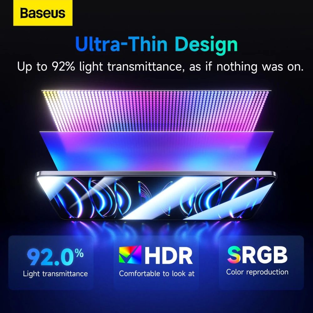 Стъклен протектор BASEUS за iPad Pro 11-inch (2018/2020/2021/2022) / iPad Air4 / Air5 10.9 inch Clear - Crystalline Series HD (P40015000201-02)