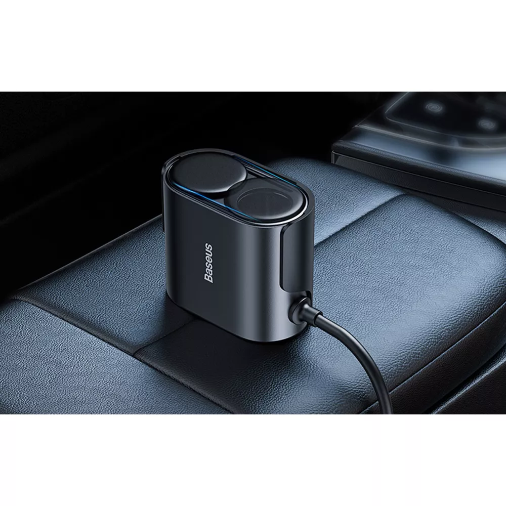 Зарядно за автомобил 12V BASEUS 30W - High Efficiency Pro (C00455300121-00), USB-A, USB-C, 12V Socket