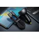 Зарядно за автомобил 12V BASEUS 140W, USB-A, USB-C + кабел Type-C към Type-C - Supreme (CGZX070001)