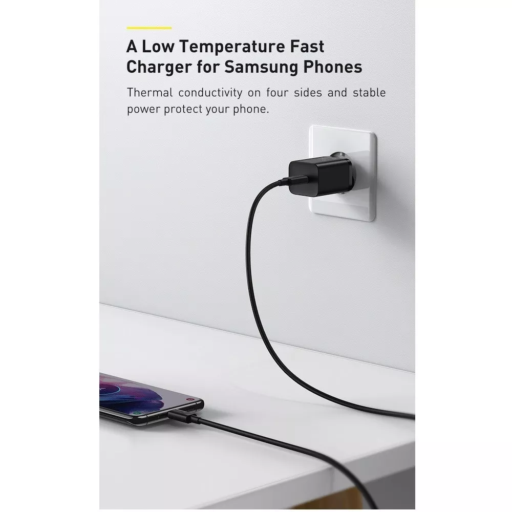 Зарядно устройство 220V BASEUS 25W, USB-C, Super Si (CCSP020102)
