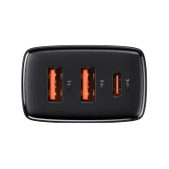 Зарядно устройство 220V BASEUS - Compact Quick (CCXJ-E01) 30W, 3A, 2 x USB-A , USB-C