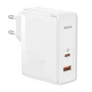 Зарядно устройство 220V BASEUS 100W, USB-A, USB-C, GaN5 Pro (CCGP090202)