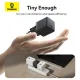 Зарядно устройство BASEUS 30W, 220V, USB-C - Palm fast + кабел, черно (P10111605113-01)