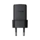 Зарядно устройство BASEUS 30W, 220V, USB-C - Palm fast + кабел, черно (P10111605113-01)