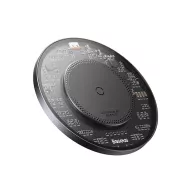 Безжично зарядно 220V BASEUS 15W, Qi SIMPLE2 (CCJJ050001) + кабел Type-C към Type-C