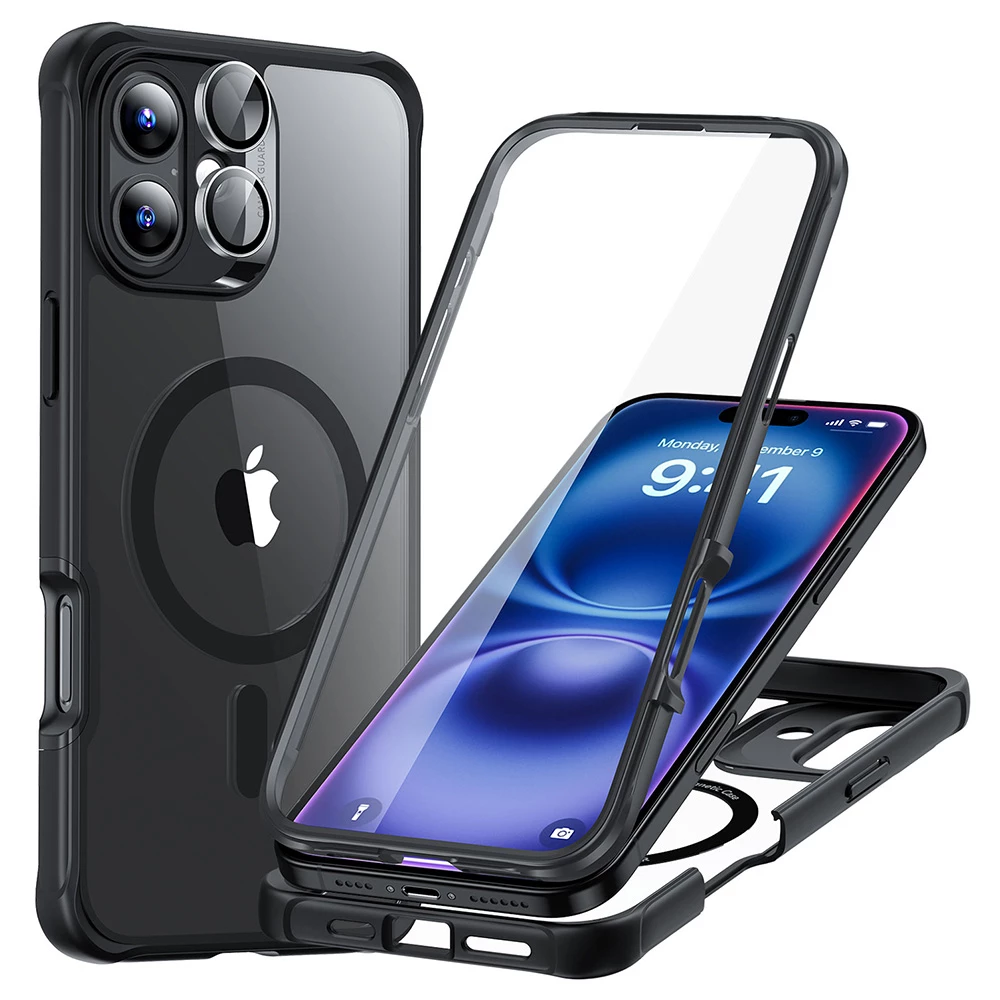 Калъф ESR Armor Tough със стойка 360° за Apple iPhone 16, MagSafe