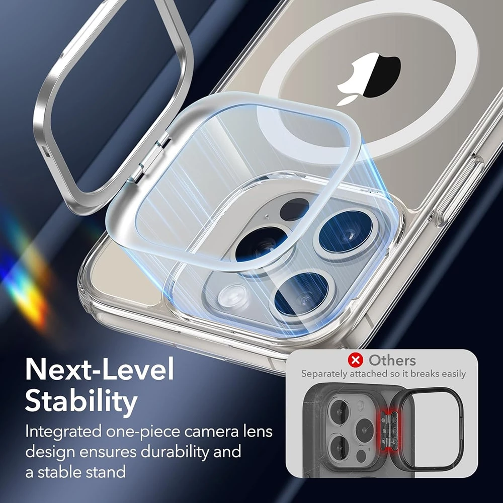 Калъф ESR Classic Hybrid за Apple iPhone 15 Pro Max със стойка, MagSafe