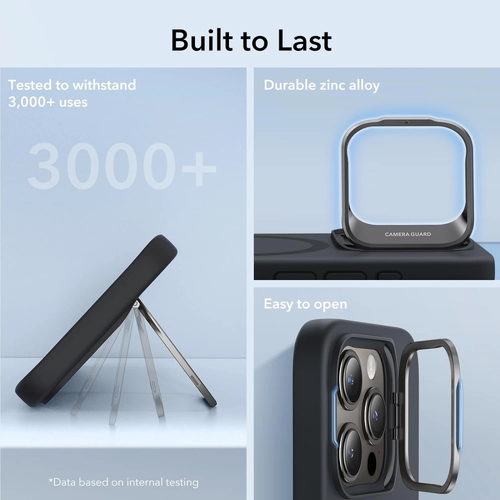 Калъф ESR Cloud Soft за Apple iPhone 15 Pro Max със стойка, MagSafe