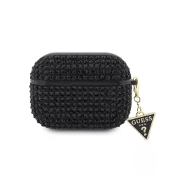 Калъф GUESS за AirPods Pro 2 - Rhinestones Triangle Metal Logo