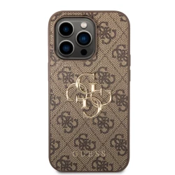Калъф Guess 4G Metal Logo GUHCP15L4GMGBR за Apple iPhone 15 Pro