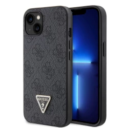 Калъф Guess 4G Strass Triangle Metal Logo GUHCP15XP4TDPK за Apple iPhone 15 Pro Max