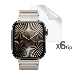 Хидрогел протектор за смарт часовник Apple iWatch Series 10 42мм - 6 броя