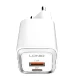 Зарядно устройство 220V LDNIO 20W - A2318M, USB-A, USB-C + кабел Type-C към Lightning, MFI сертификат