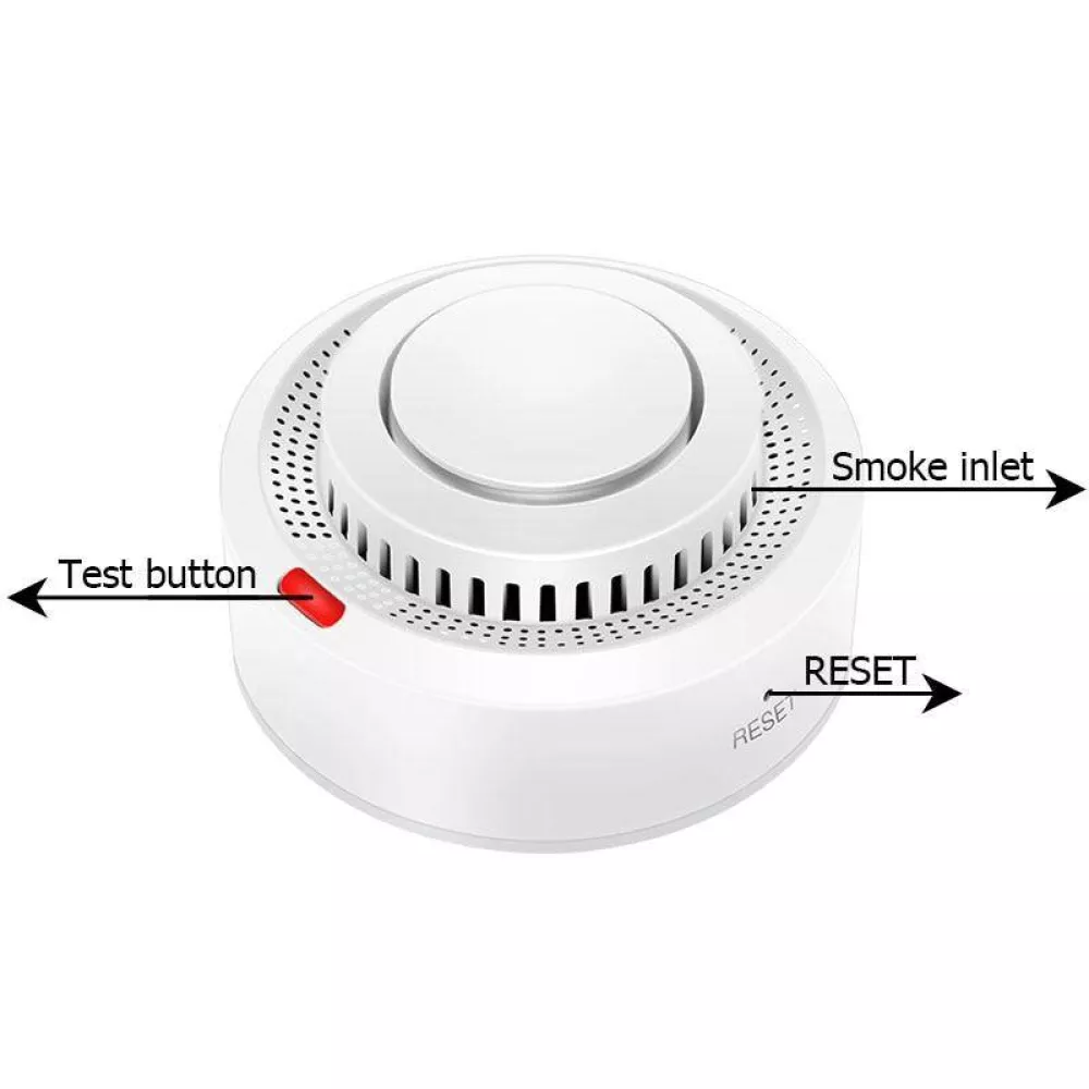 Смарт сензор за дим 3V, OEM - SMART Tuya Wifi