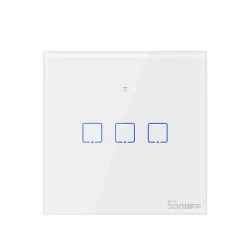 Интелигентен Превключвател SONOFF -  T2 EU TX, Троен сензорен ключ