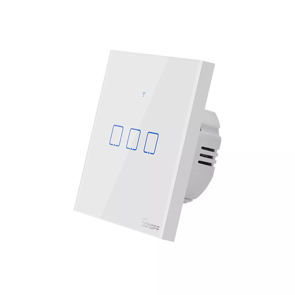 Интелигентен Превключвател SONOFF -  T2 EU TX, Троен сензорен ключ