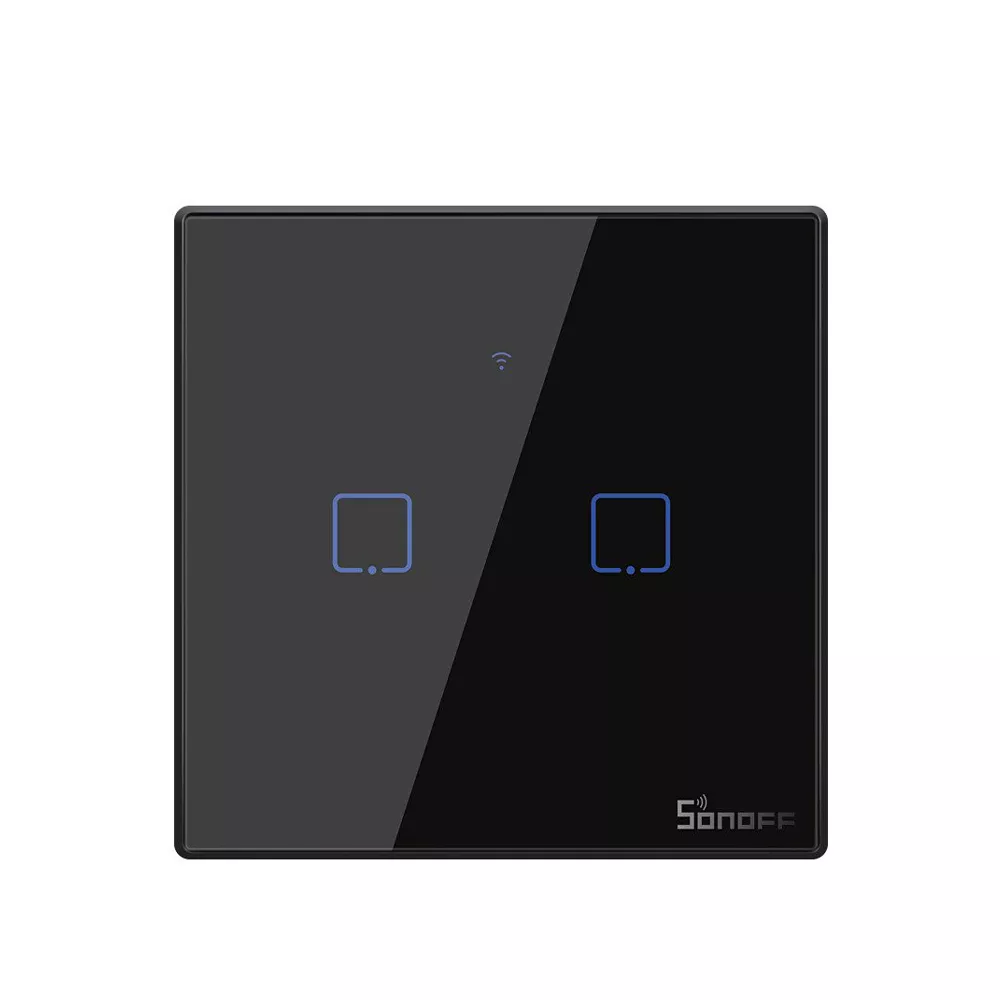 Интелигентен Превключвател SONOFF -  T3 EU TX, Двоен сензорен ключ