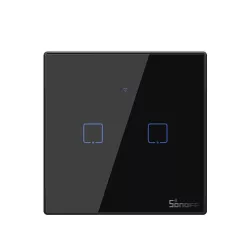 Интелигентен Превключвател SONOFF -  T3 EU TX, Двоен сензорен ключ