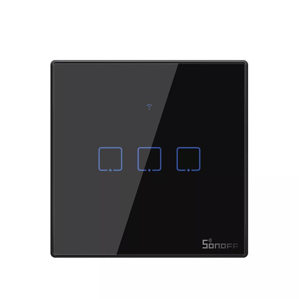 Интелигентен Превключвател SONOFF -  T3 EU TX, Троен сензорен ключ
