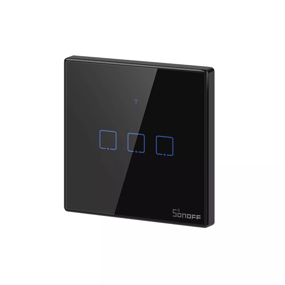 Интелигентен Превключвател SONOFF -  T3 EU TX, Троен сензорен ключ