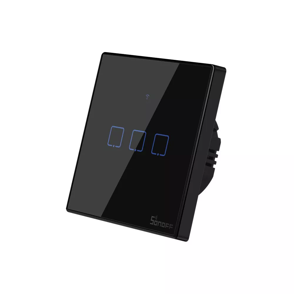 Интелигентен Превключвател SONOFF -  T3 EU TX, Троен сензорен ключ