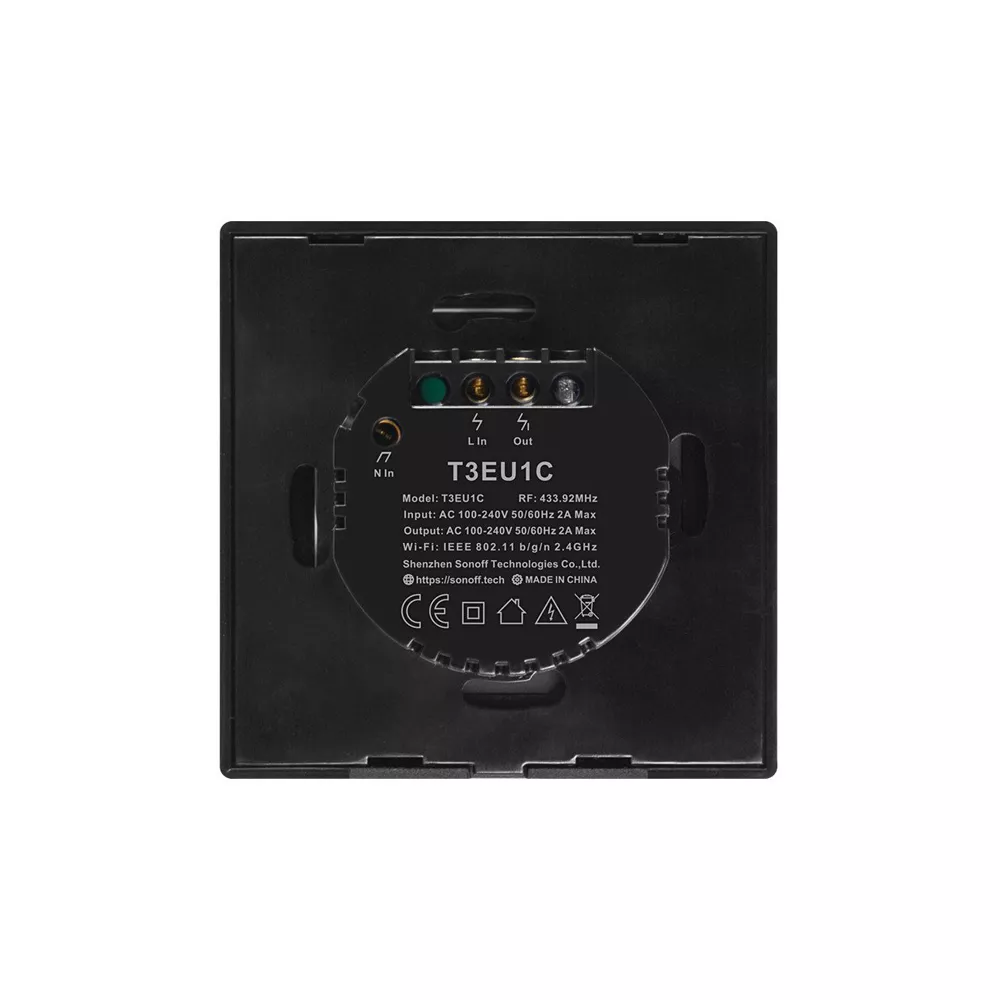 Интелигентен Превключвател SONOFF -  T3 EU TX, Единичен сензорен ключ