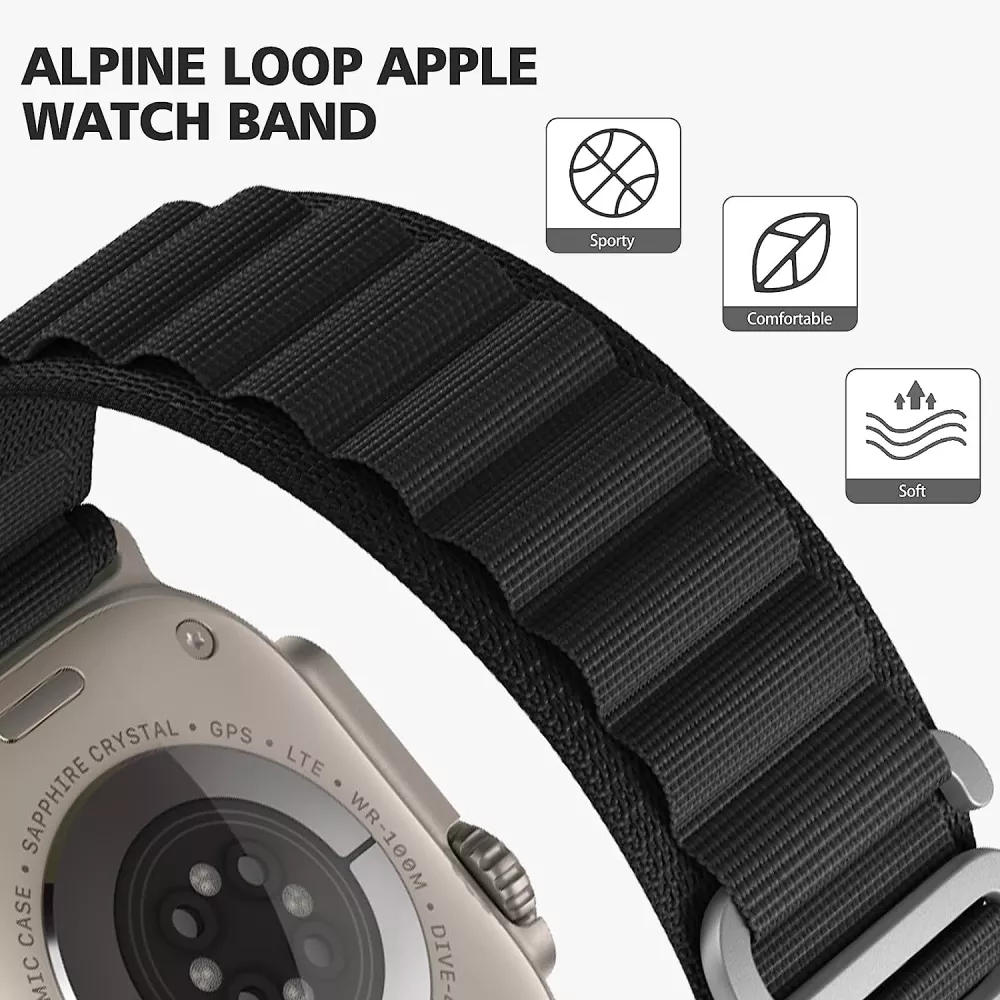 Текстилна каишка за смарт часовник Huawei Watch GT5 Pro 46мм - Alpine Loop Strap