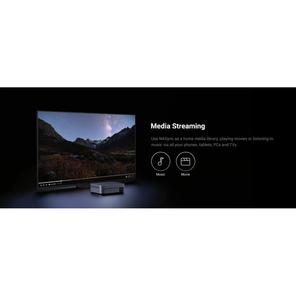 NAS устройство Network Attached Storage (NAS) UGREEN - DXP480T, 4-Bay intel i5- 1235U Diskless