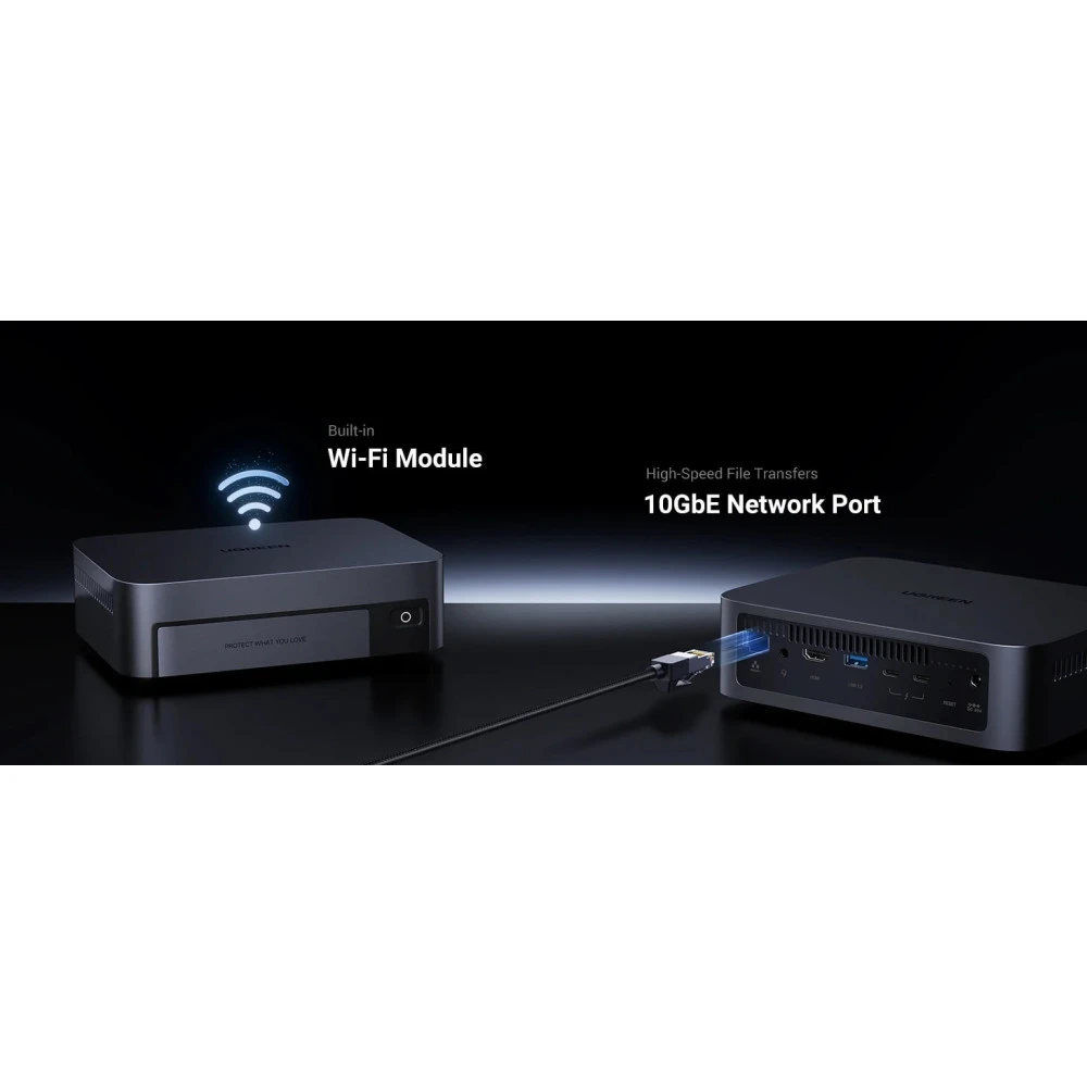 NAS устройство Network Attached Storage (NAS) UGREEN - DXP480T, 4-Bay intel i5- 1235U Diskless