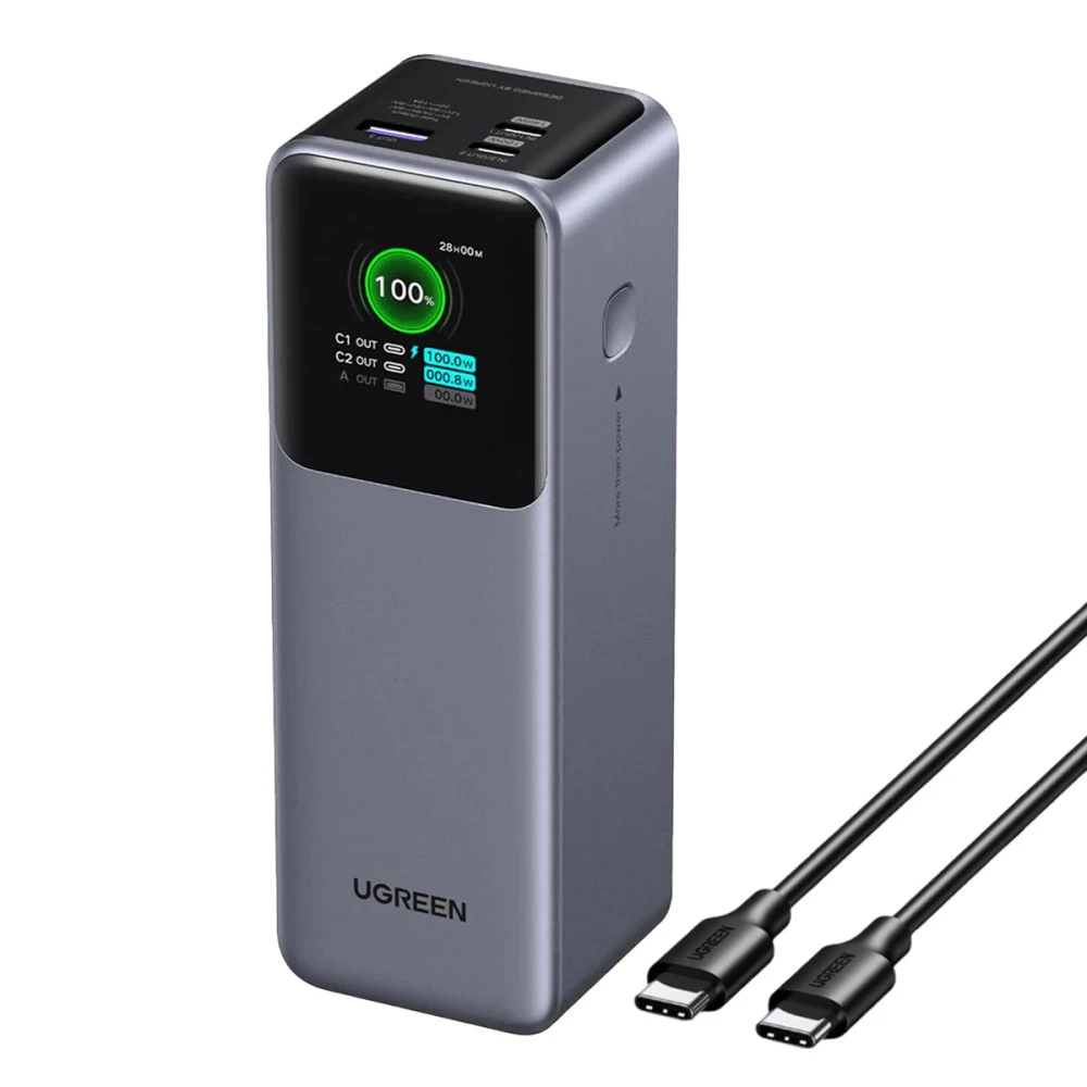  Външна батерия UGREEN - 25 000 mAh, 200W, PB722/35525B