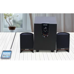 Аудио кабел VENTION BCNBK - 2(M)x RCA jack (чинч) към 1(M)x mini jack 3.5mm, 5 метра 