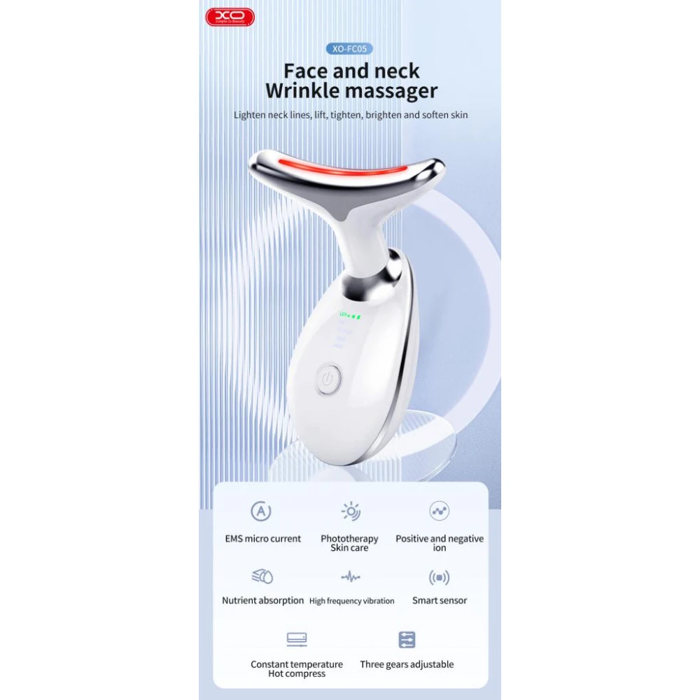 Лифтинг масажор за лице и шия XO – FG05